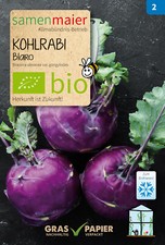 Samen Maier E00948 Kohlrabi (Bio-Gemüsesamen)