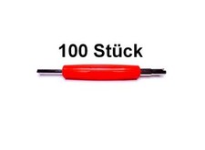 Ventilschrauber 100 Set Ventileindeher Ventilausdreher Ventildreher Reifenventil