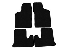 Schwarz Fußmatten Velour für