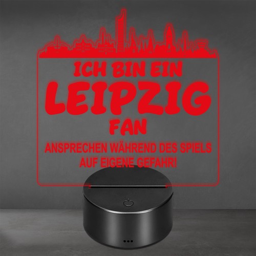 Leipzig fan fußball led - fußball,