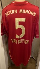 FC Bayern München Adidas Heim Trikot 2011/12 "-T---" + Nr.5 van Buyten Gr.XL TOP
