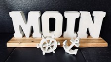 Buchstaben *MOIN* Schriftzug +