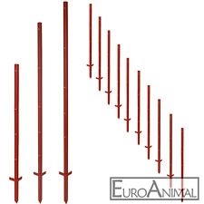 Winkelstahlpfahl Metall Weidezaunpfahl Winkeleisenpfahl Zaunpfosten; 10 Stück