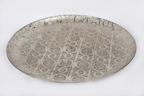 Dekoschale blech silber - blech, Ø