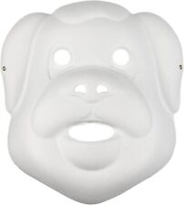 1x Blanko-Masken Hund weiße