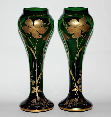 Paar xxl jugendstil glas - paar,