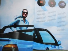 VW Golf IV Cabrio Trendline Comfortline Highline +Colour Concept April 1999