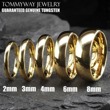Tungsten Carbide 14K Gold