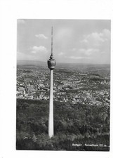 R740 AK Stuttgart Fernsehturm gelaufen 1963