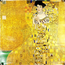 Poster 50 x 50 Gustav Klimt, Adele Bloch-Bauer