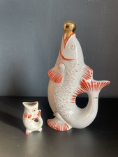 Porzellan Schnapsflasche mit Shotglas