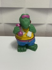 Spielzeug Figur Krokodil Gewicht Sport Fitness Sportler Selten 12cm