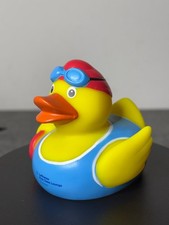 Badeente Ente Rettungsschwimmer aus der LUFTHANSA First Class Lounge HON