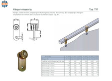 NIKO Einfachrolle Hänger