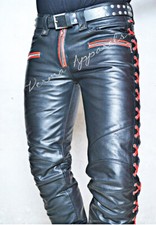 Weiche rindsleder schwarz - schwarz, &