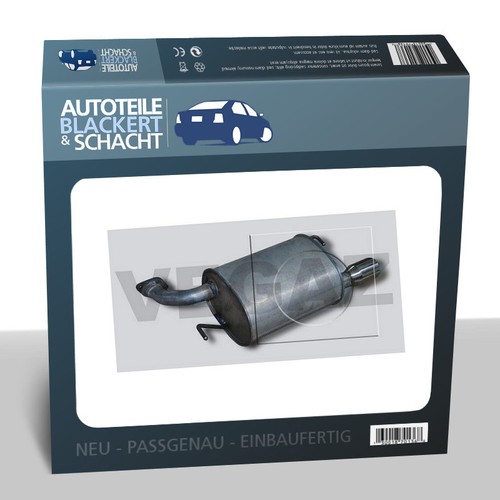 Auspuff endtopf für - auspuff, +