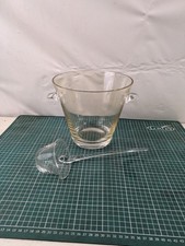 Vintage Glas Bowle / Eiskübel