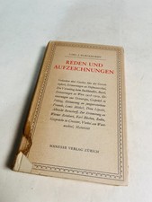 Reden und aufzeichnungen - und, carl