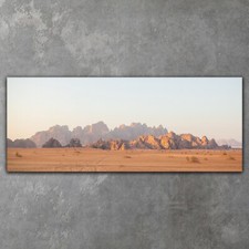 Leinwand Wandbilder XXL Canvas Wohnzimmer Wüste Berg Landschaft 125x50