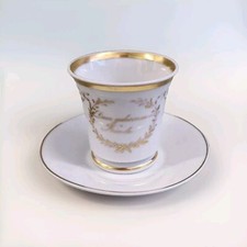 KPM Berlin Andenken Tasse "Dem gehorsamen Kinde" um 1800 antik