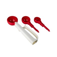 Tupperware Eislöffel Eisportionierer Portionierlöffel Weiß Rot D 270 Aufsätze