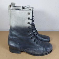 Diesel Leder Stiefel UK 4