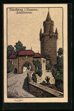 Steindruck-AK Friedberg i