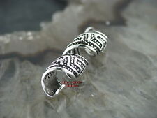 Silber 925 Bartschmuck Bartring Bartcreole Gothic Bartspirale MEXICAN Style