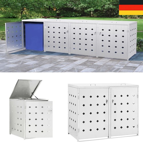 Mülltonnenbox 240l edelstahl - 240l,