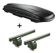 Dachbox VDPJUXT600Ltr+AURILIS PRO Dachträger für für Mercedes Vito ab 15