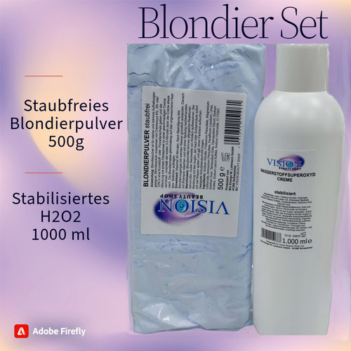Blondierset 500g staubfrei - staubfrei, &