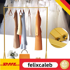 Boutique Kleidungsstück Rack Metall Rolling Kleidung Rack+Shoes Storage Regal DE