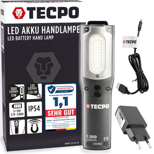 Tecpo werkstattlampe akku - werkstattlampe,