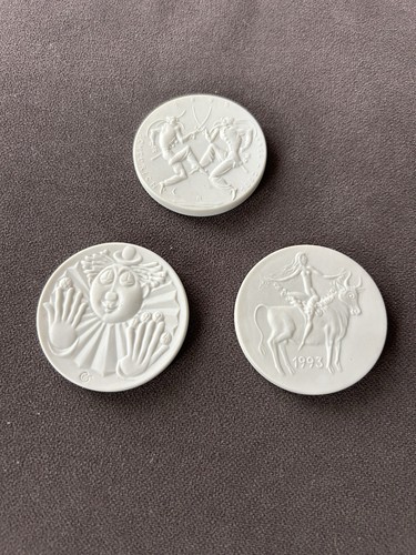 Meissen porzellan medaille - porzellan,