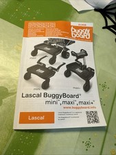 Lascal Mini BuggyBoard (Black/Red) Universal Fit Prams Pushchair