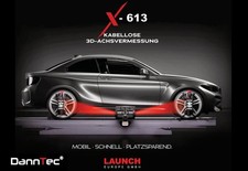 Launch X 613 3D  kabellos Achsvermessungsgerät Deutschland.