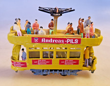 H0 Doppeldeck-Strassenbahn Modell Tramway Eigenbau Kleinserie mit Motor