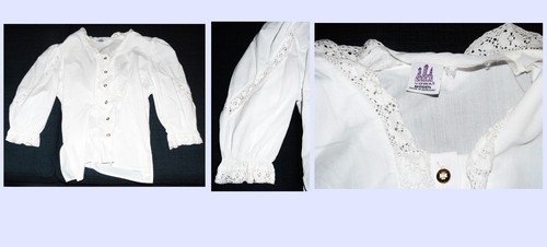 Vintage damenbluse spitze - vintage,