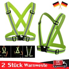 2x Reflektierende Warnweste