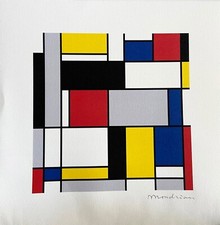 Piet Mondrian, Lithograph (Max