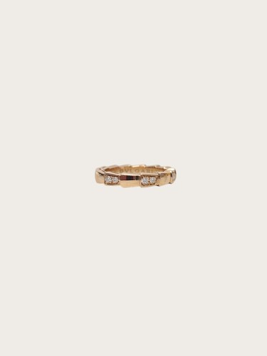 Bulgari roségold demi pavé - bulgari,