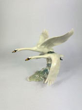 Porzellanfigur Schwanenpaar