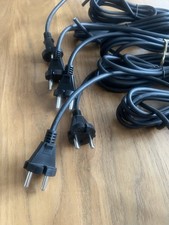 5 Stück Maschinen Anschlusskabel 230V 4m 2x1mm