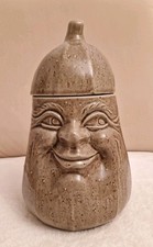 Lustiger Marzy Remy Keramik Gurken Knoblauch Topf Vorratsdose Gesichtskrug 30cm 