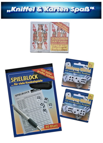 Spielblock große schrift - x,