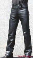 Lederhose, Bikerhose, aus kräftigem aber super weichem Rindleder 