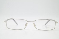 Brille DIOR HOMME 0080 DYB Silber Braun Eckig Brillengestell eyeglasses Neu