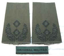 Rangabzeichen Heer Oberstleutnant schwarz/oliv Schulter Klappen Schlaufen Stücke