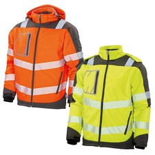 Vizwell VW268 Winter-Softshelljacke Workwear Warnschutz Jacke Winterjacke Herren