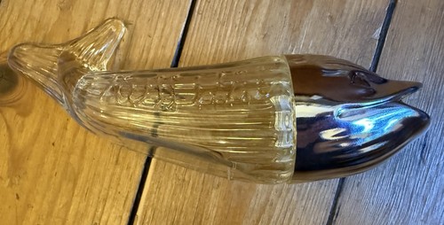 Fisch glas silber transparent - fisch,